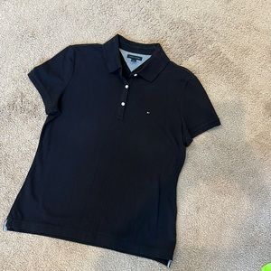 Tommy Hilfiger polo black polo shirt